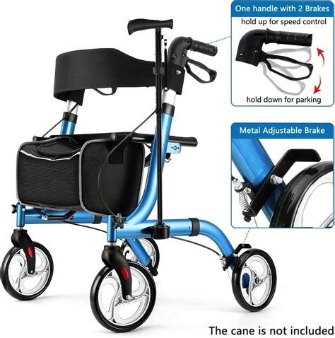Buy Winlove Rollator Walkers for Seniors-Folding Rollator Walker with ...