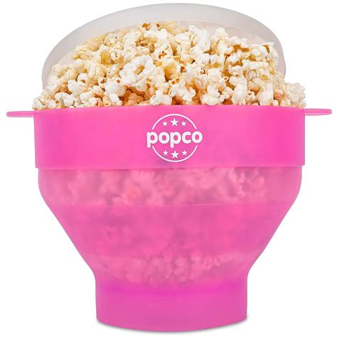 Buy Hotpop Silicone Popcorn Popper - Large Microwave Corn Popper with ...
