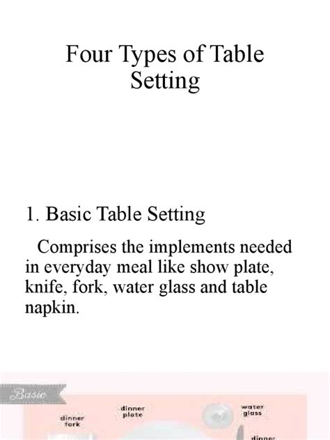 Image result for What Is Table Setting