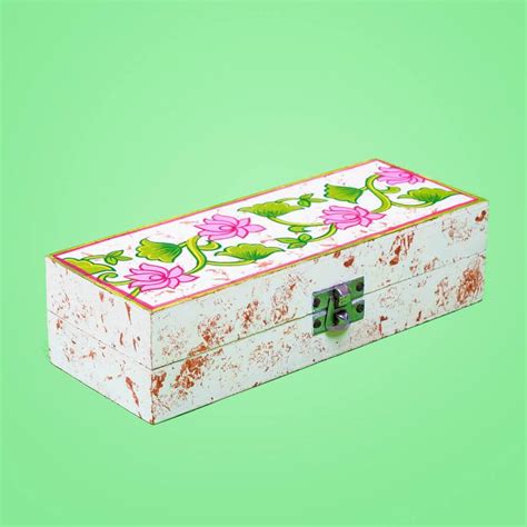 Buy Rectangle Accessory Organizer - Pichwai Lotus Online On Zwende