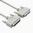PARUHT DB25 Male to DB25 Female 25 Pin Parallel Printer Cable 1.4 ...