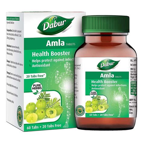 Buy Dabur Amla, 60 Tablets | 19 Minutes Delivery | Apollo Pharmacy