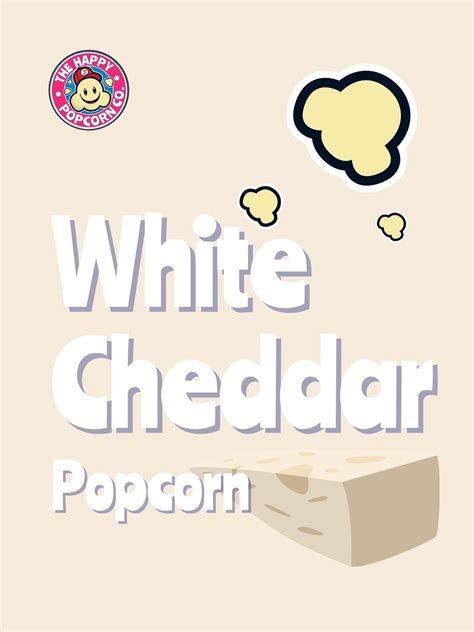 White Cheddar Popcorn – The Happy Popcorn Co - Online