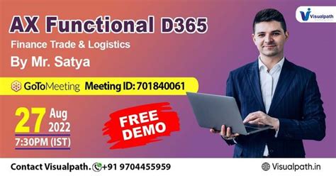 AX Functional D365 Finance Free Online Demo - Professional Course In ...