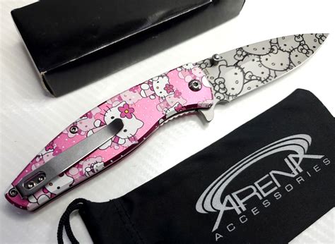 Hello Kitty Pink Cartoon Cat Pocket Knife-PF81C