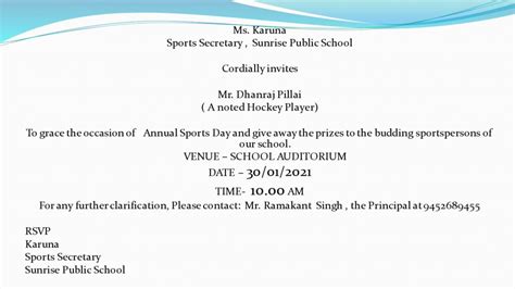 Image result for Invitation Writing Class 12