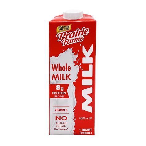 Buy Prairie Farms - Whole Milk - Shelf Stable, Boxed UHT Ultra ...