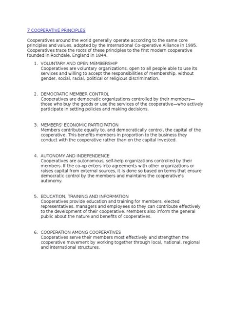 Principles of Cooperation 的图像结果