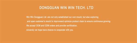 Company Overview - Dongguan Win Win Tech. Ltd.