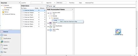 Qualitative data representation in Nvivo