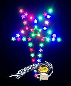 Buy MDT India LED Star JASMIN-5C for Christmas Xmas Decoration Hanging ...