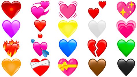 Understanding Heart Emoji Meanings And Colors – FNCG