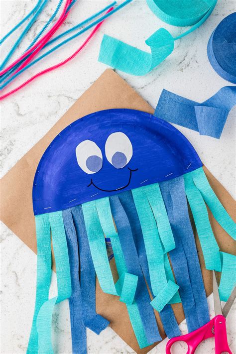 Paper Plate Jellyfish Craft - Kids Activity Zone