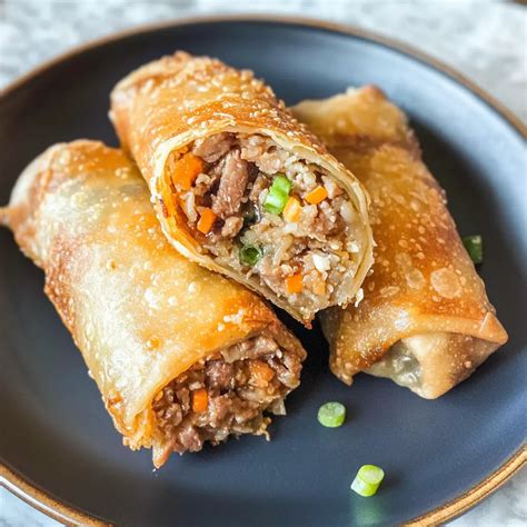 Crispy Pork Egg Rolls Recipe – Easy and Delicious! – Mmm Foodie: Food ...