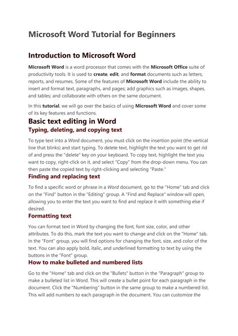 MS Word Tutorial Beginners Level 1 的图像结果