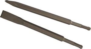 DUMDAAR Heavy duty 1pc Point Chisel bit and 1pc Flat Chisel bit ...