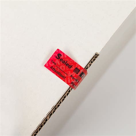 Buy 100 Customs Stickers - Tamper Evident Stickers - Tamper Proof ...