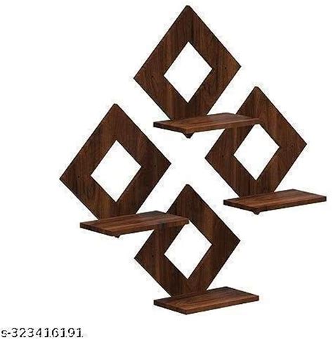Wooden Wall Shelf Shelves Art Hanging Decor for Wall Price in India ...