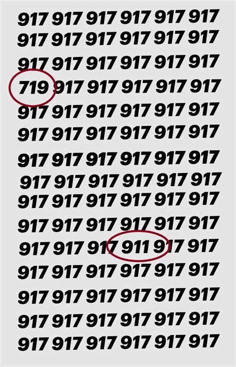 Think you have strong observation skills? Spot 2 hidden odd numbers in ...