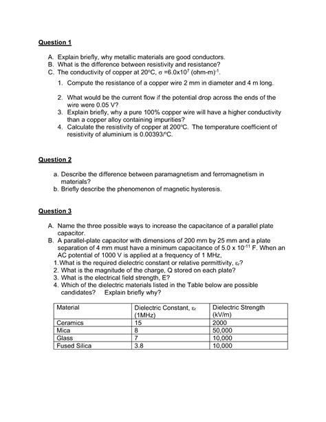 Image result for Material Engineering Crystal Structure Exam Question