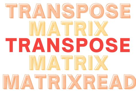 Image result for Transpose Array
