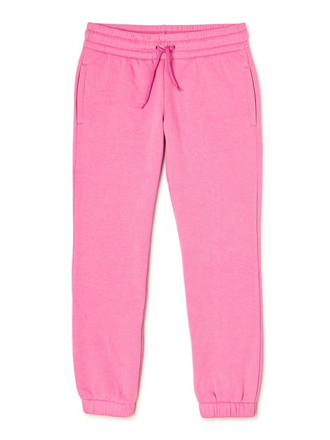 Buy Athletic Works Girls Fleece Joggers, Sizes 4-18 & Plus Online at ...