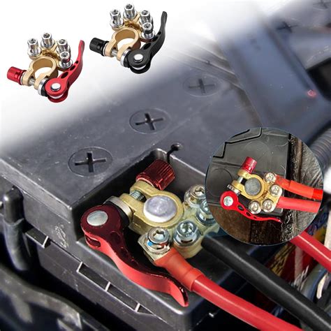 Buy KANGIKX Car Battery Terminal Clamp Connectors,2Pcs Battery ...