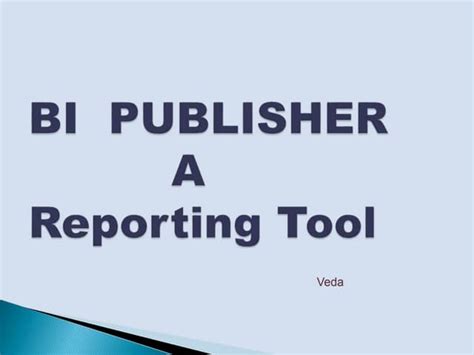 Image result for BI Publisher Tutorial