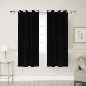 Shining Wings 182.88 cm (6 ft) Velvet Room Darkening Window Curtain ...