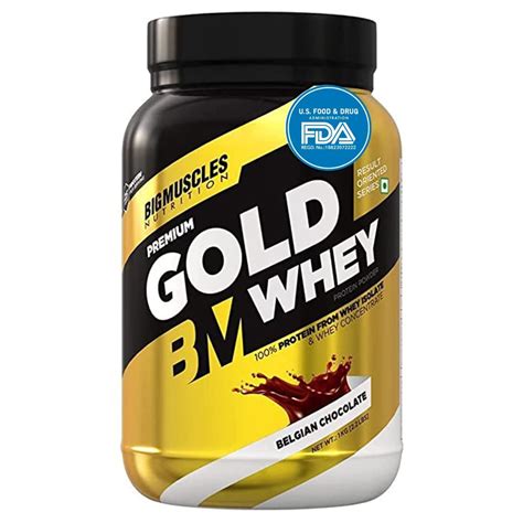 Bigmuscles Nutrition Premium Gold Whey 1Kg | Isolate Whey Protein Blend ...