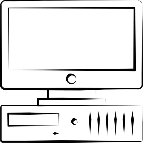 Computer Room Clip Art Black White 的图像结果