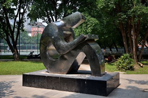 【案例】中学校园广场不锈钢雕塑设计（图）|纯艺术|雕塑|雕塑厂家 - 原创作品 - 站酷 (ZCOOL)