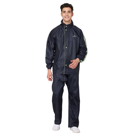 The Clownfish Bruce Series Men's Waterproof Polyester Raincoat with ...