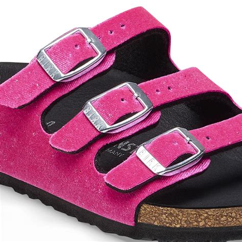 Florida Kids Velvet Velvet Glitter Pink | BIRKENSTOCK