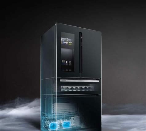 晶影玻璃门设计 西门子冰箱卖场热销—万维家电网