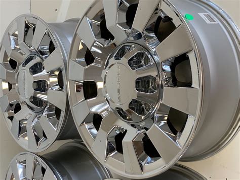 20" GMC SIERRA CHEVY DENALI 2500 HD 3500 HD OEM FACTORY CHROME WHEELS RIMS | eBay