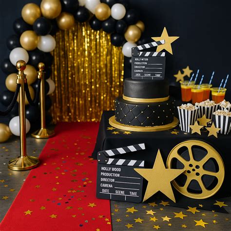 Hollywood Movies Party Full Guide in 2025 | Movie birthday party, Movie ...
