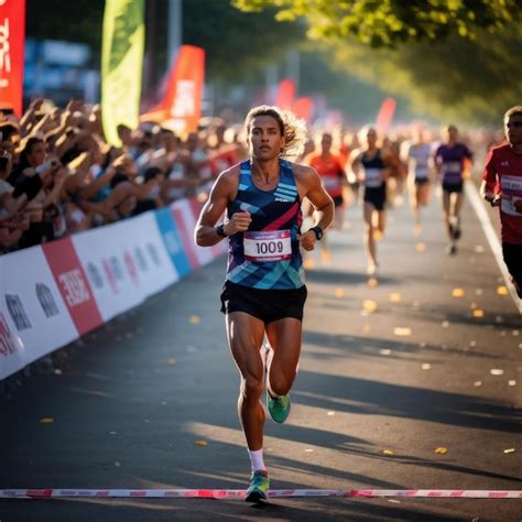 Runner Crossing Finish Line 的图像结果