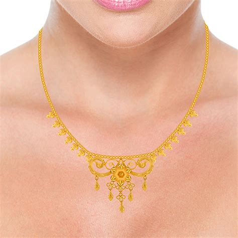 Classy 22K Gold Wedding Neckless for the Timeless Bride - PC Chandra ...