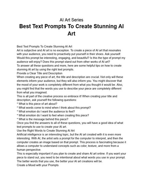 Create AI Art 的图像结果