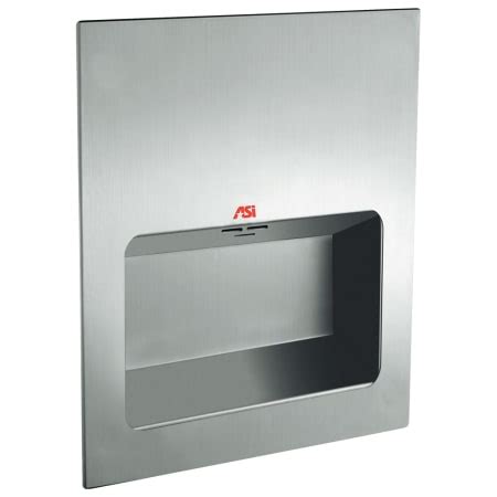 ASI 10-0135-1 Sensor Operated Recessed Automatic Hand Dryer - 110-120V ...