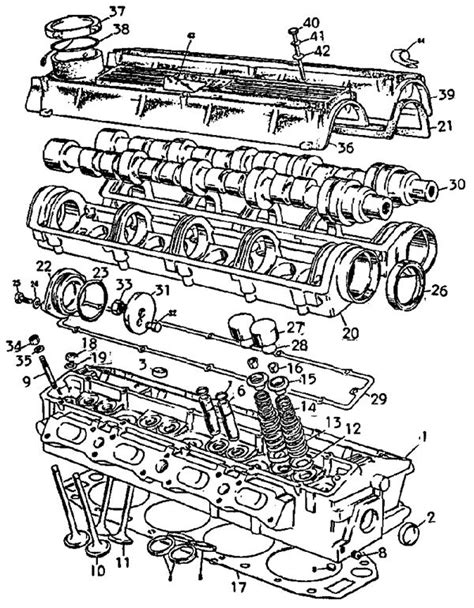 Image result for Engine Head Exploded View