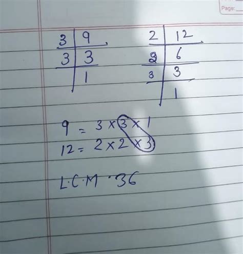 Q. Find the LCM of the following number using listing method : (ii) 9 ...