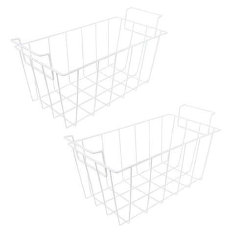 Kitchen Basics 101: 2 Pack WR21X10208 White Refrigerator Freezer Basket ...