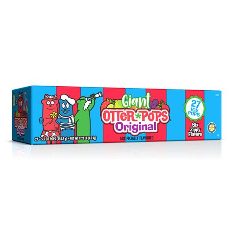 27 ct/5.5 oz - Original Giant Ice Pops | Otter Pops