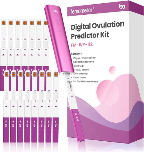 Buy Femometer Digital Ovulation Predictor Kit Includes 15-Count ...