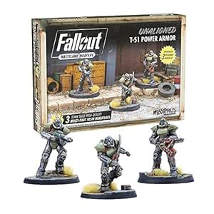 Buy Fallout - Wasteland Warfare - Unaligned T-51 Power Armour Online at ...
