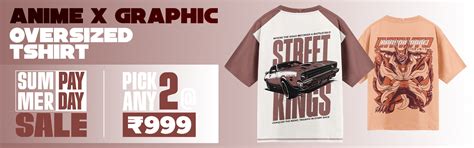 Buy Oversized Tshirts online in India - Crazymonk