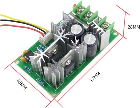 Buy CHANCS PWM Speed Controller DC 10V-60V 20A converts motor control ...