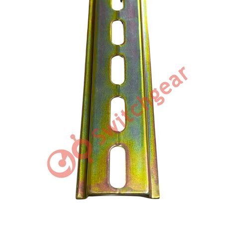 Buy DIN Rail Slotted 35x7.5x1mm 2m (passivated and chrome plated) Heavy ...